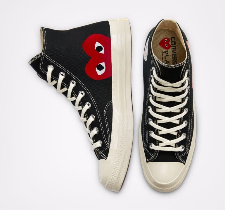 converse feat comme des garcons