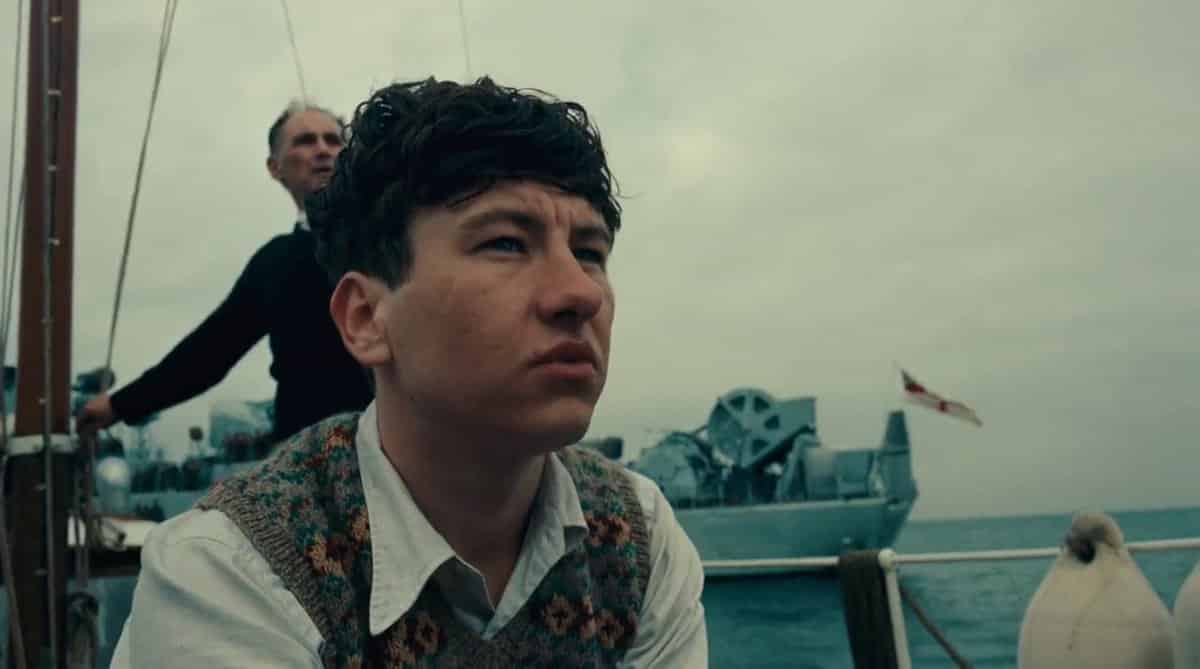 Barry Keoghan in Christopher Nolan's Dunkirk