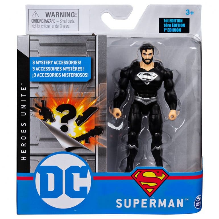 Superman (Black Suit) – 4”