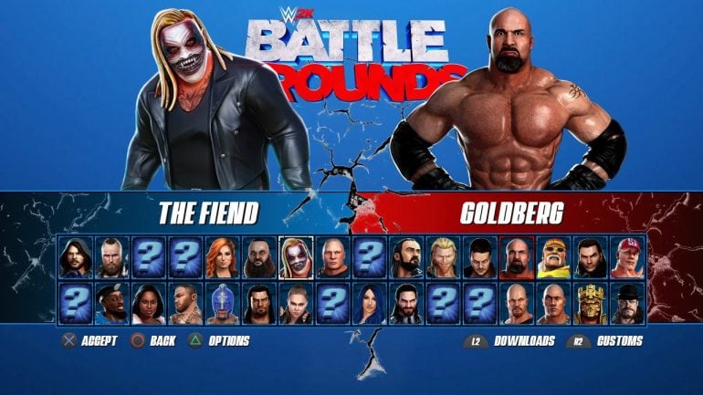 WWE 2K Battlegrounds Roster