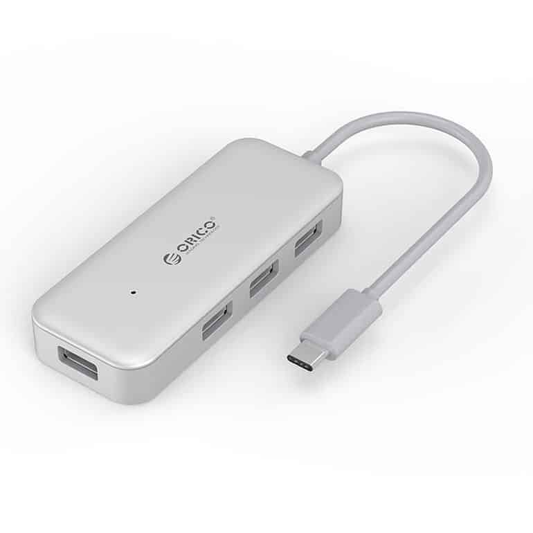 Orico 4 Port USB-C to 4xUSB3.0 Hub