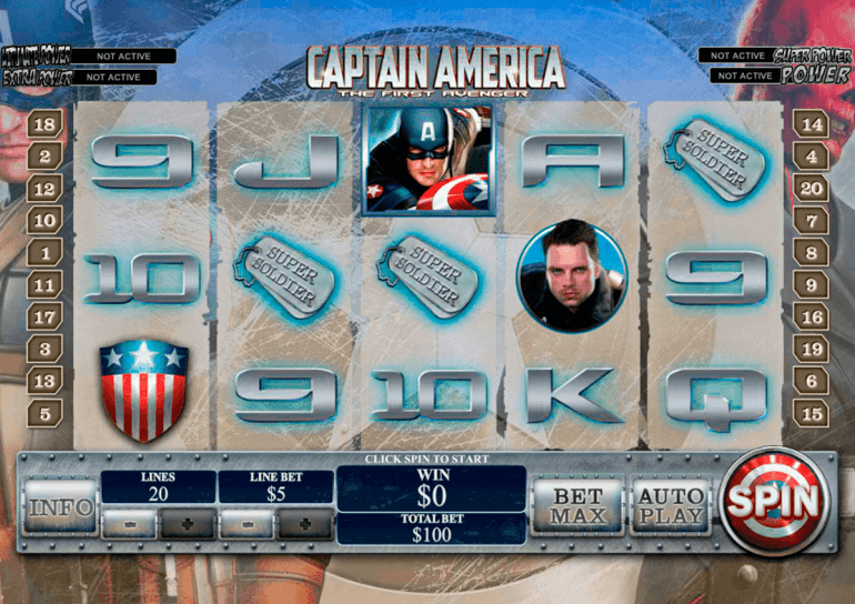 Captain America Slots