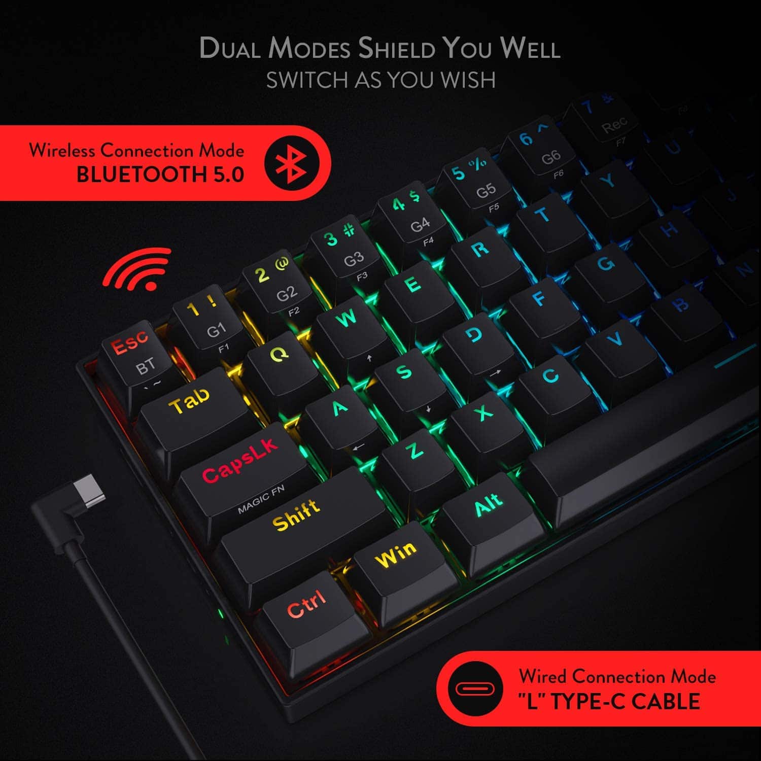 Redragon K530 Draconic 60% Keyboard Review - Compact and Portable