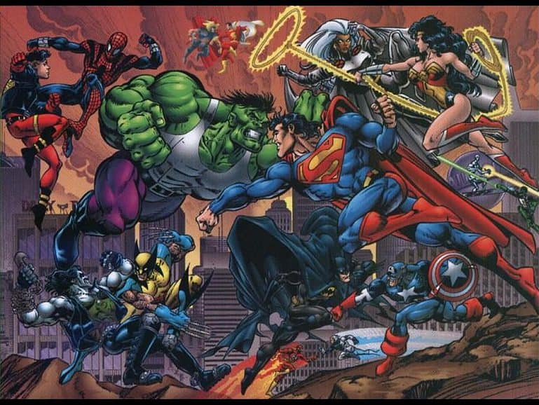 Marvel versus DC Comics