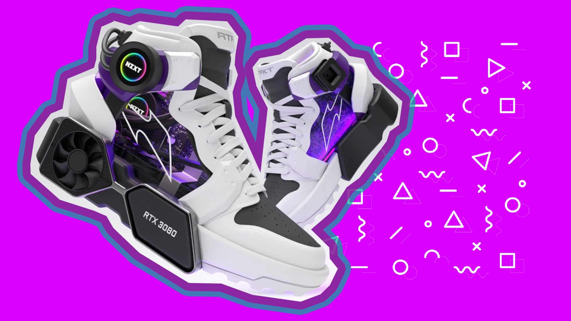 RTX 3080 Sneakers: Is The NZXT x RTKFT PC Wearable?