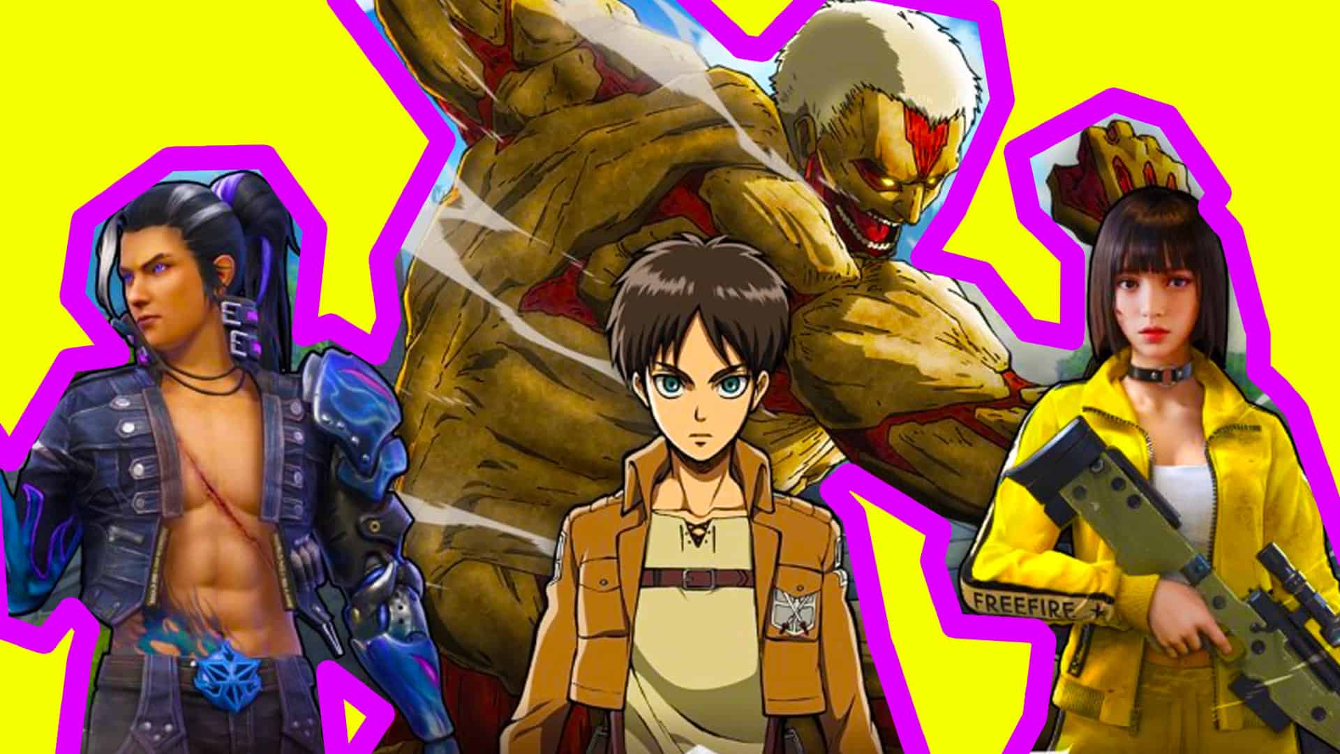 Free Fire Joins Attack On Titan For An Epic Collaboration