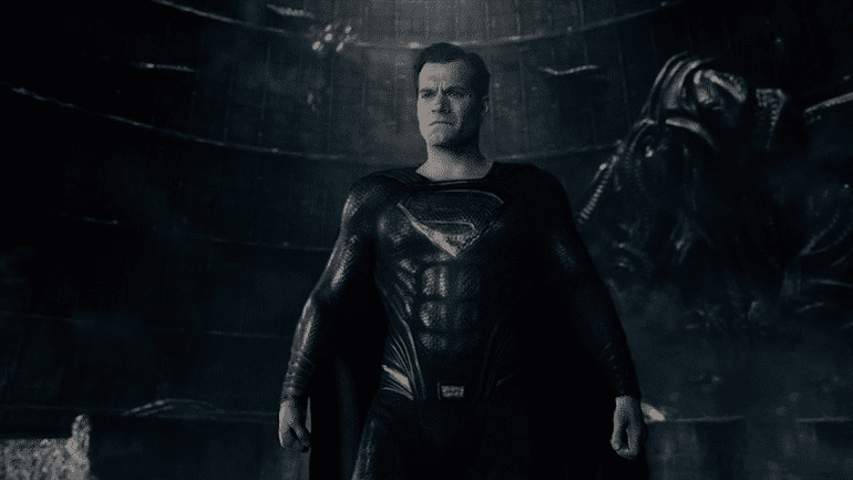 Henry Cavill superman black suit justice league