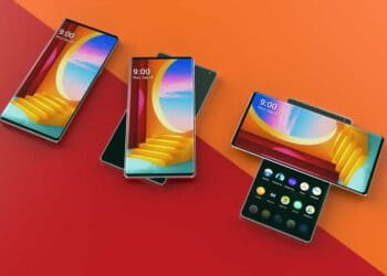 LG Wing phone