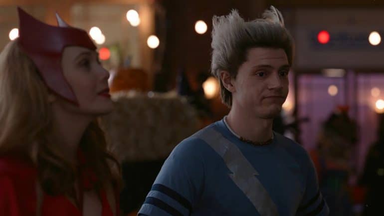 Quicksilver Wears His Comic Book Costume