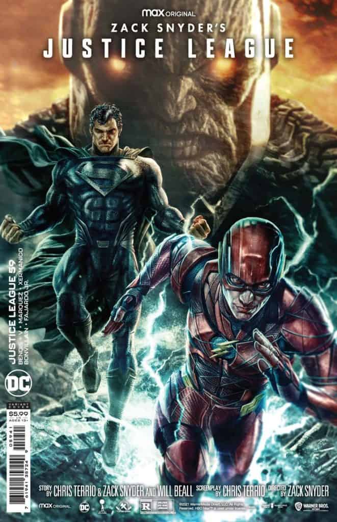 Zack Snyder’s Justice League Comic Book Variant Cover Justice League #59