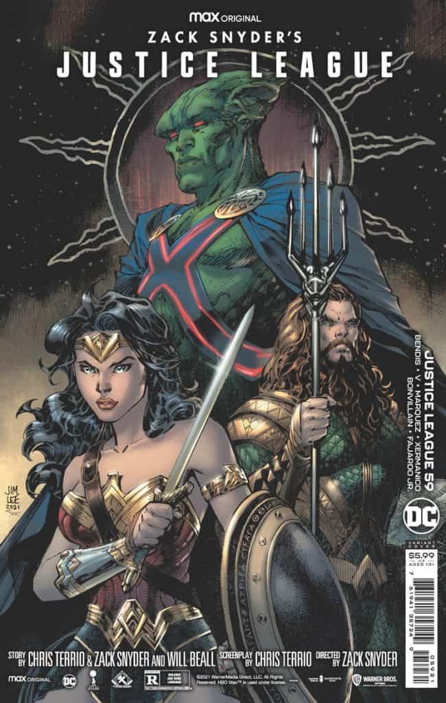 Zack Snyder’s Justice League Comic Book Variant Cover Justice League #59