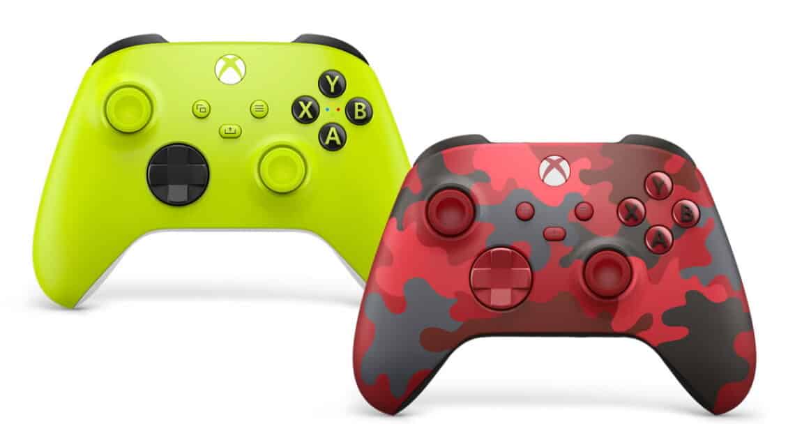 New Xbox Wireless Controllers - Electric Volt and Daystrike Camo Special Edition