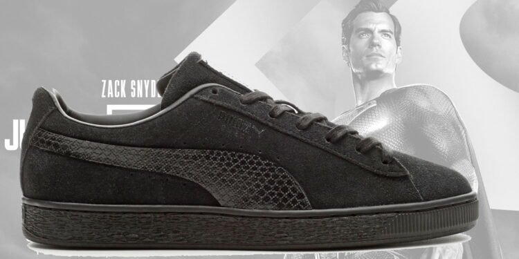 superman puma suede sneakers