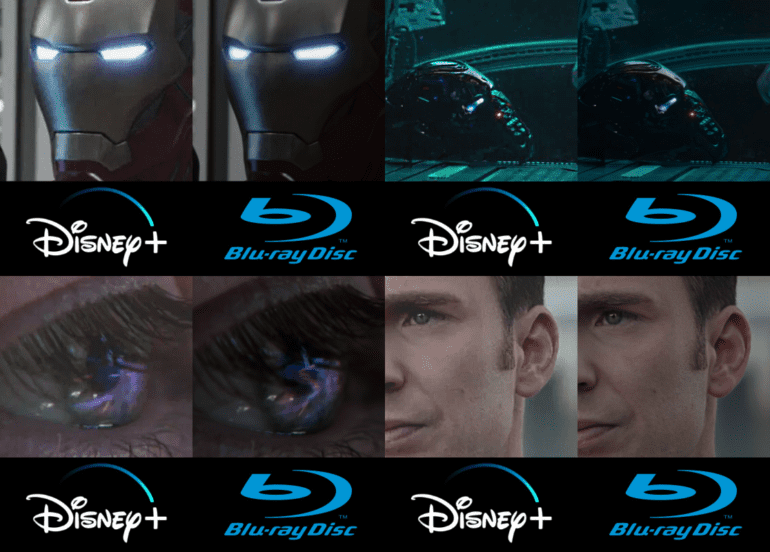 Blu-ray comparison to Streaming