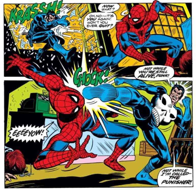 The Amazing Spider-Man #129 The Punisher versus Spider-Man