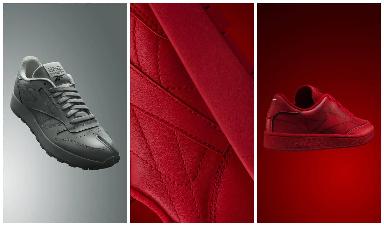 maison margiela x reebok collaboration shoes