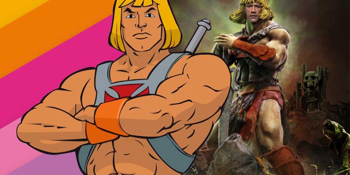 He-Man masters of the universe movie The Rock