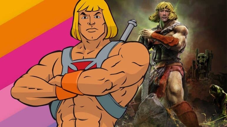 He-Man masters of the universe movie The Rock