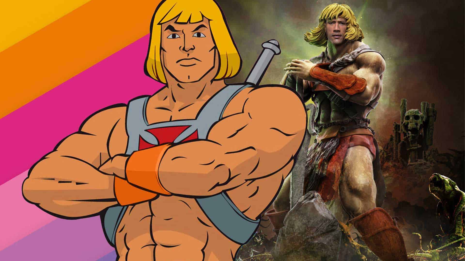 He-Man masters of the universe movie The Rock