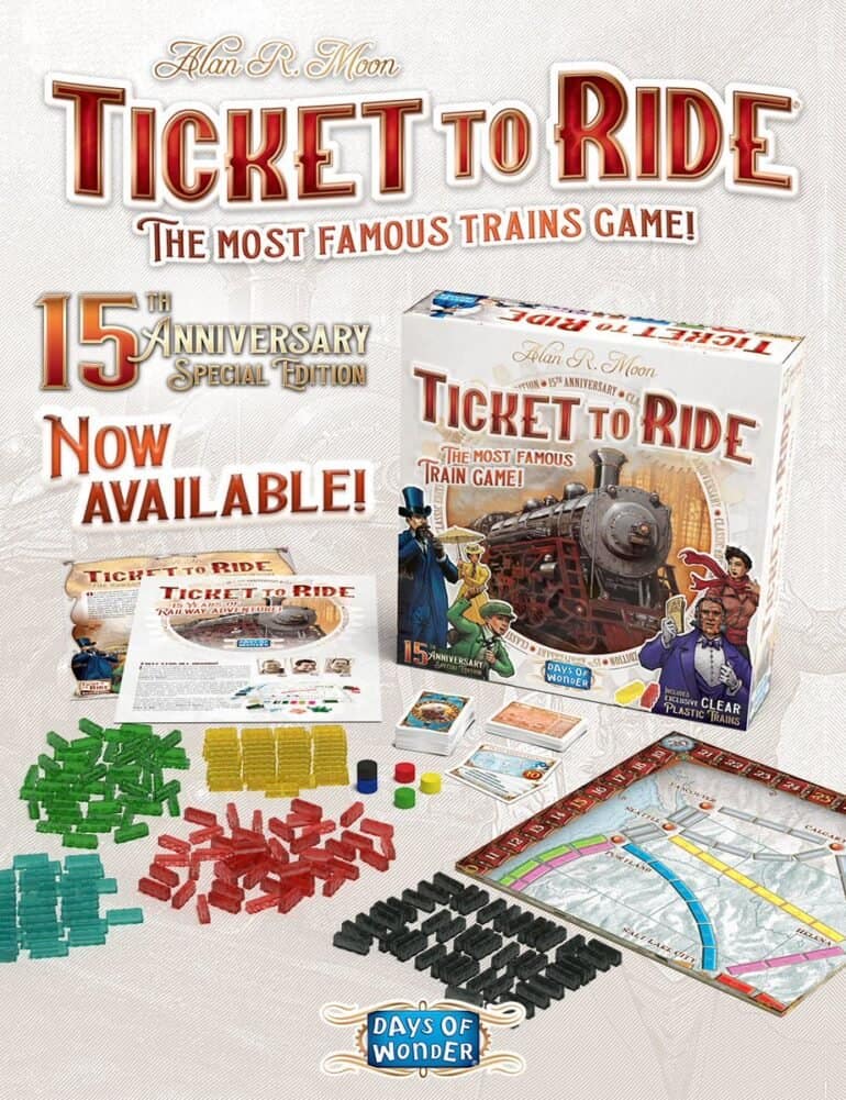 Ticket to Ride 15th Anniversary Edition Review