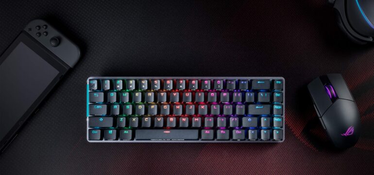 ASUS ROG Falchion 65% Keyboard Keys and Layout
