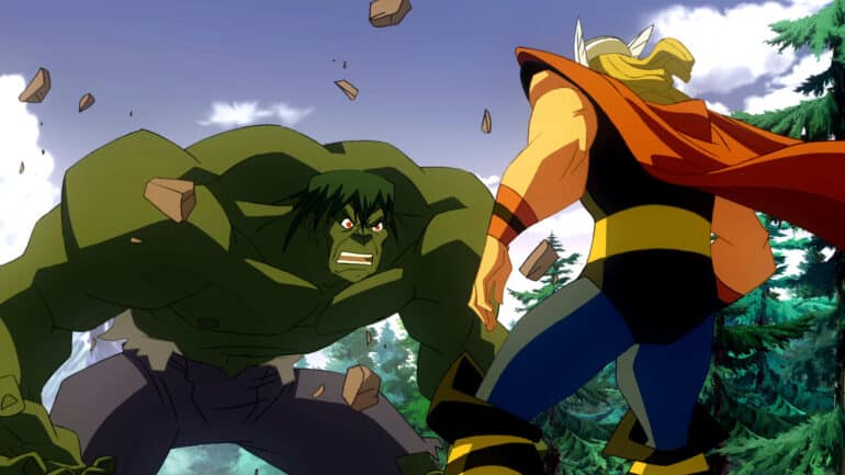 Hulk Vs. Thor animated superhero movie
