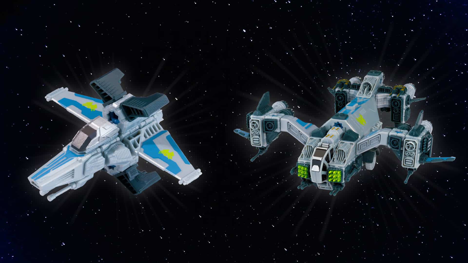 Snap Ships Review: LANCE SV-51 Scout & GLADIUS AC-75 Drop Ship