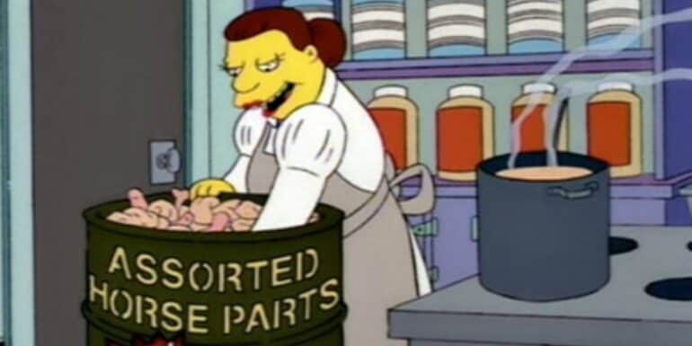 The Simpsons Predictions That Came True Horsemeat