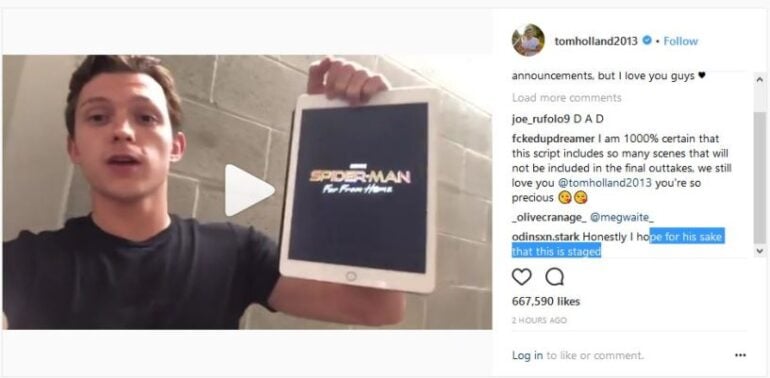 Spider-Man Far From Home MCU Leaks