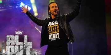 Adam Cole at AEW All Out
