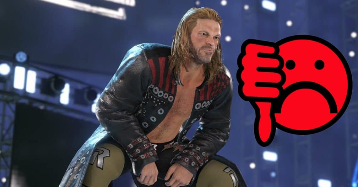 Edge's entrance in WWE 2K22