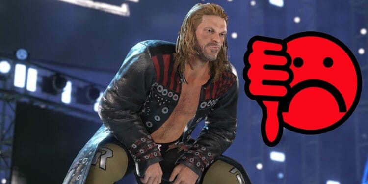 Edge's entrance in WWE 2K22