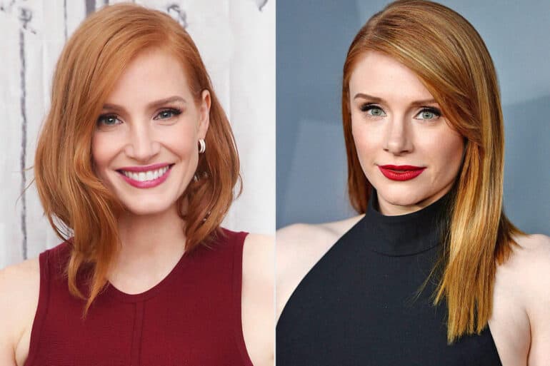 Jessica Chastain and Bryce Dallas Howard ACtors Who Look Alike