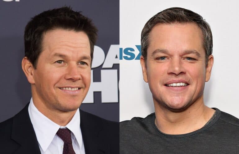 Mark Wahlberg and Matt Damon Actors Who Look Alike