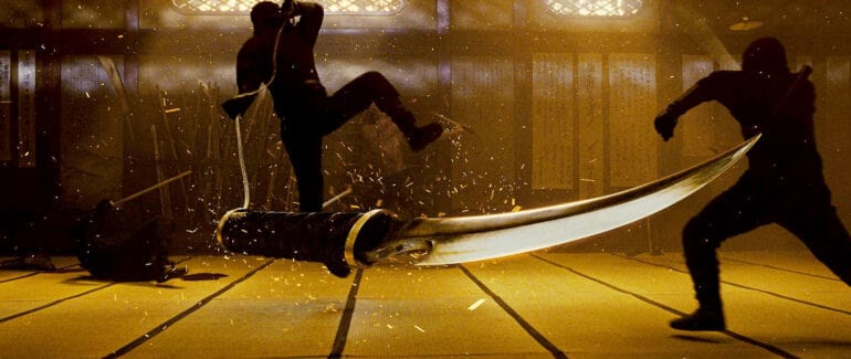 Fighting in Ninja Assassin