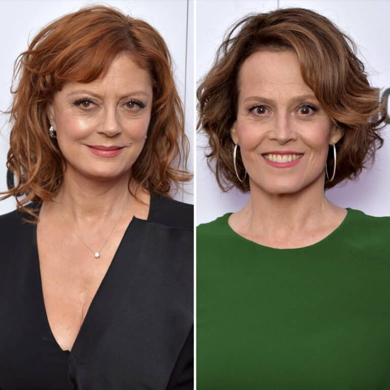 Susan Sarandon and Sigourney Weaver Actors Who Look Alike