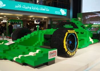 World's Largest LEGO Formula 1 Car Gets Built in Saudi Arabia