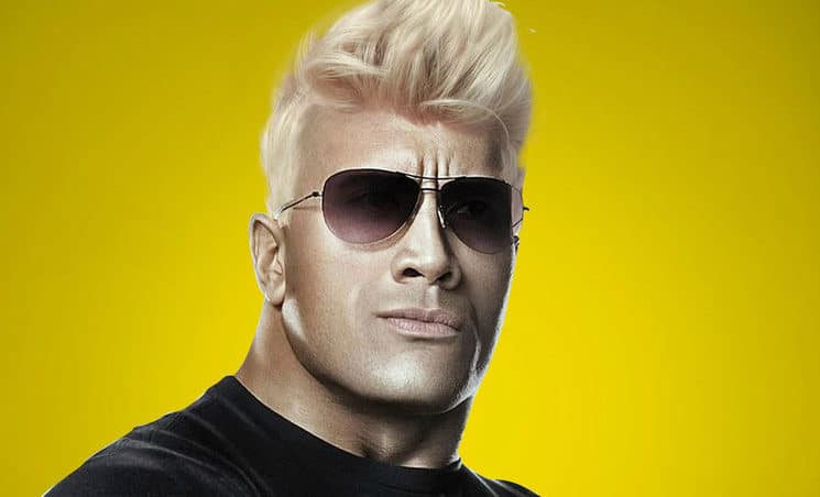 johnny bravo the rock