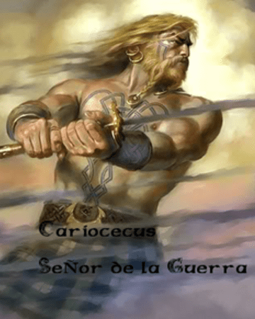 Cariocecus Iberian god of war