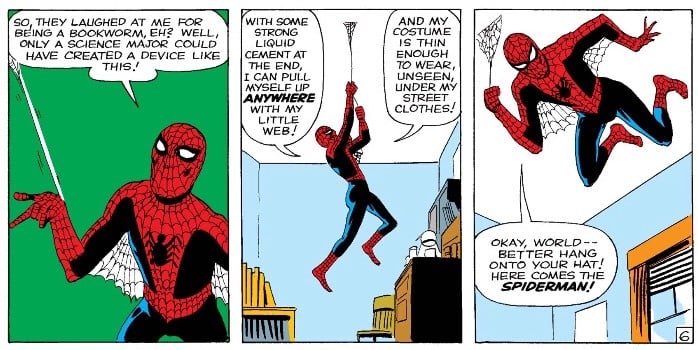 First Spider-Man Costume