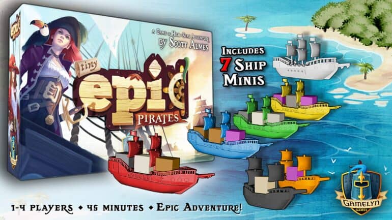 Tiny Epic Pirates Boardgame