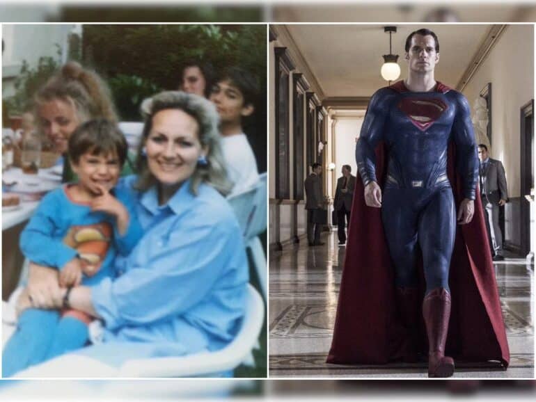 Henry Cavill child superman