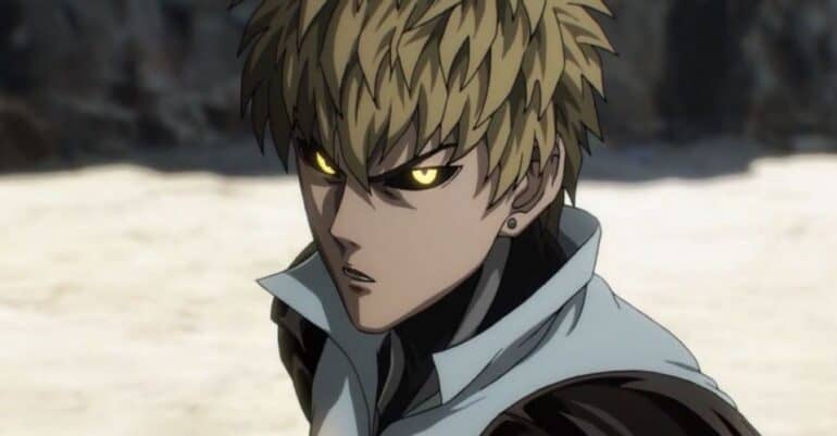 Genos Blonde Anime Character