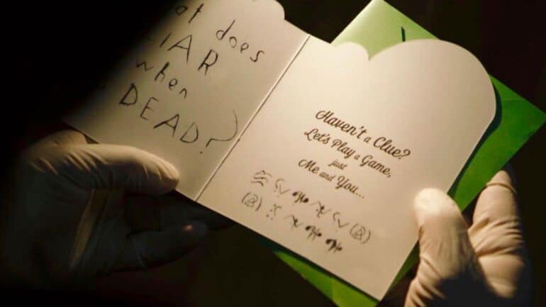 The Riddler The Batman Clues