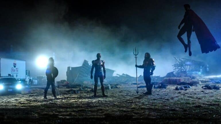 Peacemaker DCEU Snyderverse Aquaman Superman Flash Wonder Woman