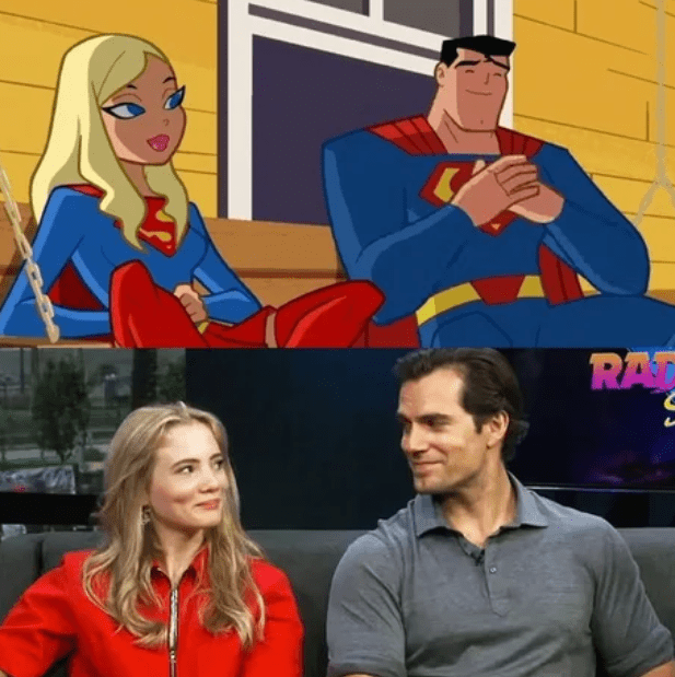 Freya Allan Supergirl Henry Cavill Superman