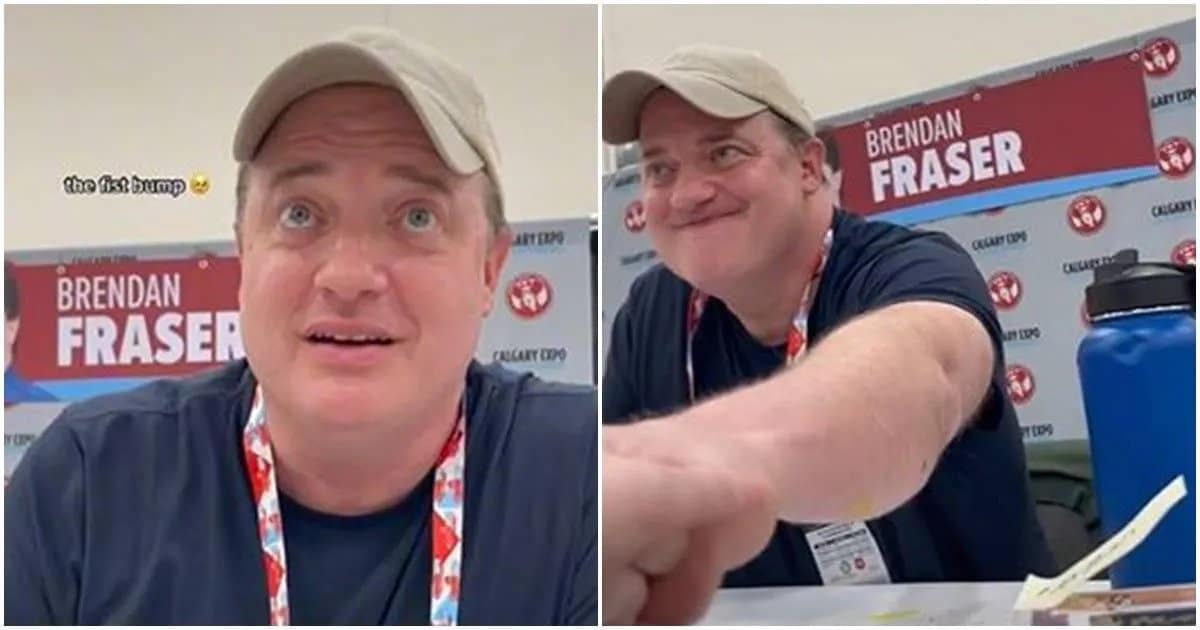 Brendan Fraser Has Heartwarming Moment With Fan With Thanked Him
