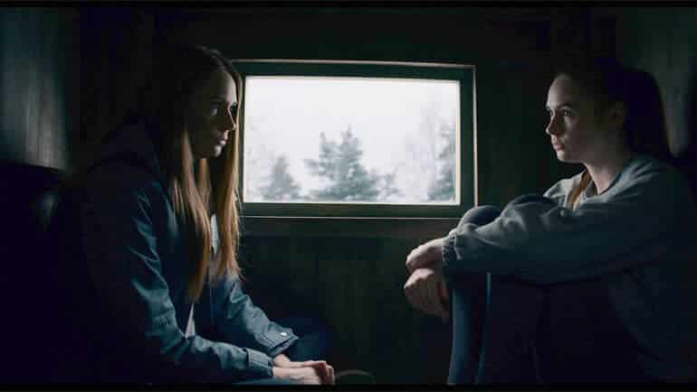 Karen Gillan appears in DUAL by Riley Stearns.