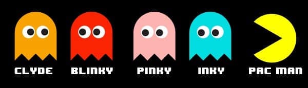 Pac-man Ghosts Names