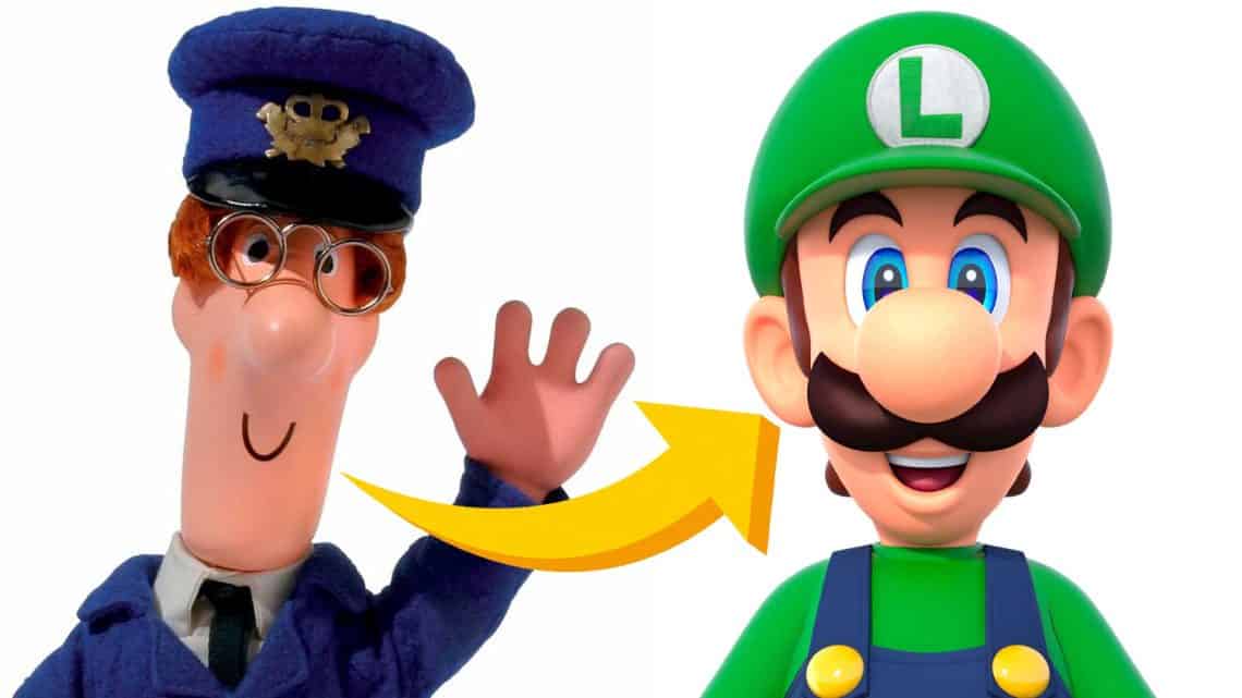 Postman Pat Is Luigi After He Leaves The Mushroom Kingdom
